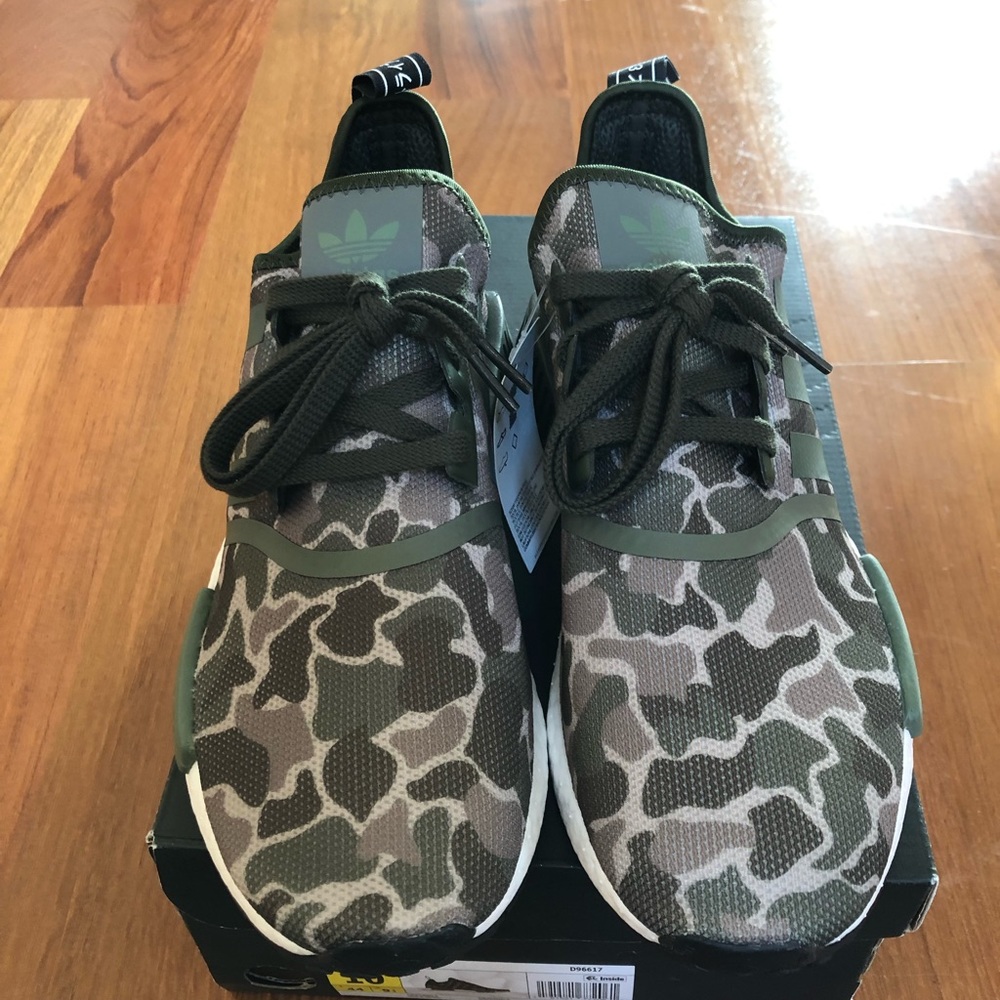 NMD _R1 adidas camo army print men’s size 10 - Picture 5 of 8